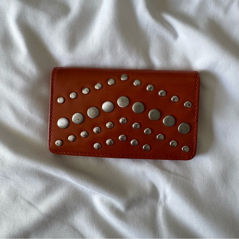 Junior Drake Studded Small Fold Wallet